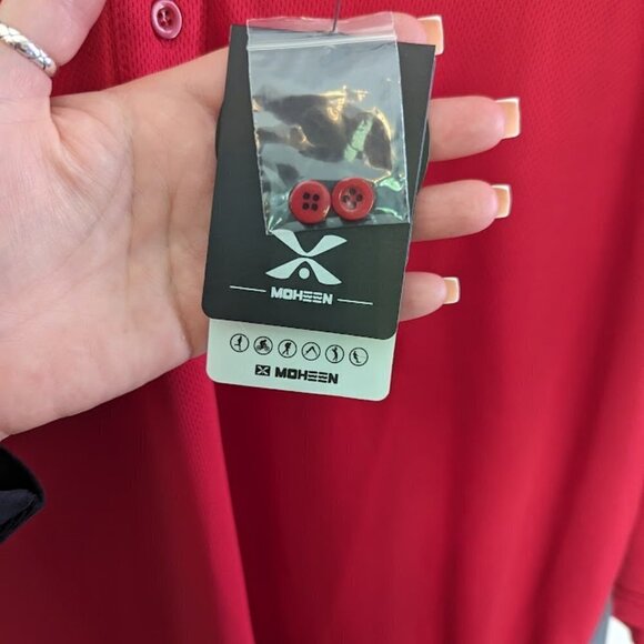 NWT Moheen Men’s Red Shirt | Size XL - Picture 3 of 6